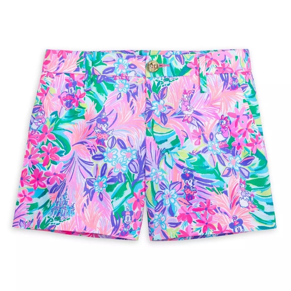 NWT Lilly Pulitzer x Disney Callahan Short. Disney Dreamin. Size 0